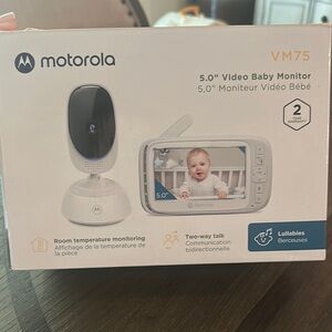 Motorola VM75 Video Baby Monitor - White